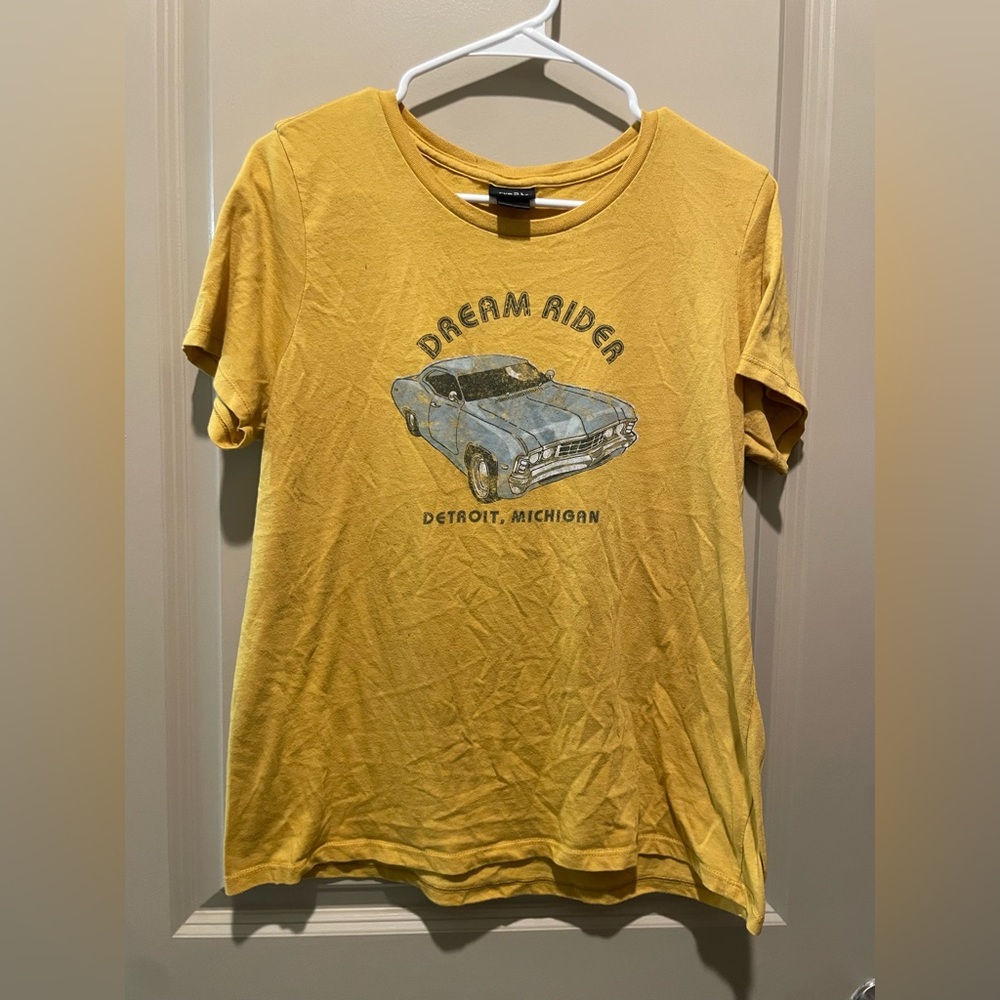 Rue21 Mustard Yellow Tee